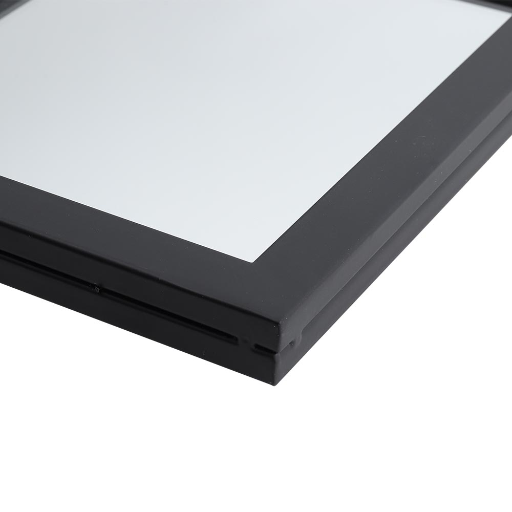 Living and Home Black Arched Wall Mirror with Metal Frame Image 5