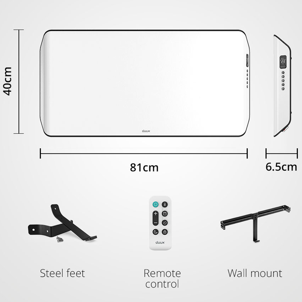 Duux Edge Smart White Convector Heater 1000W Image 8