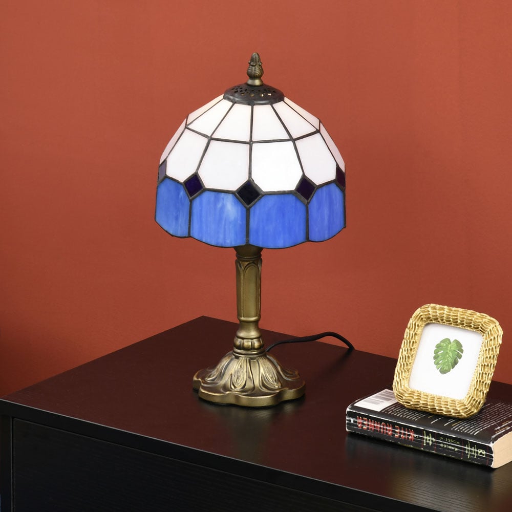 Portland Blue Antique Table Lamp Image 4
