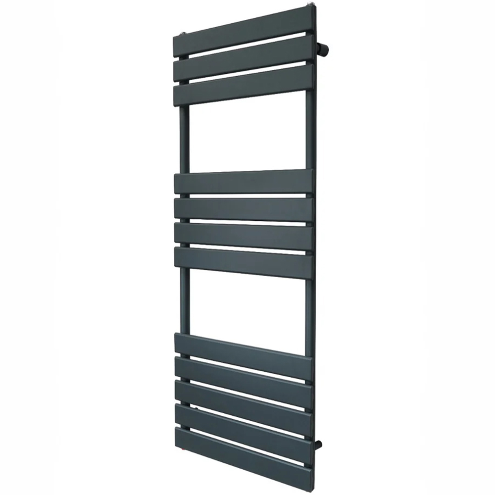 Monster Shop 1892BTU Anthracite Grey Flat Panel Towel Radiator 1200 x 450mm Image 3