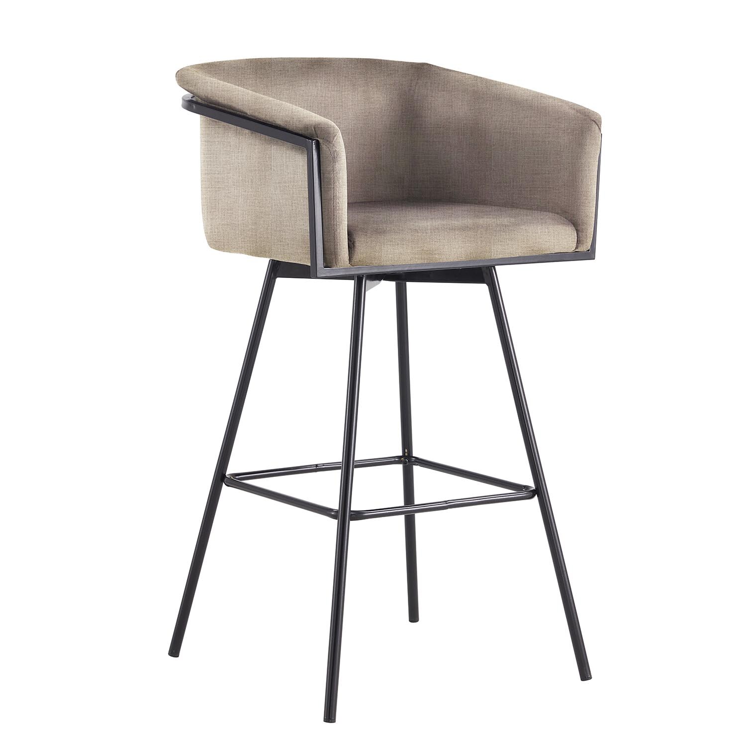 Arabella Swivel Barstool - Grey Image 2