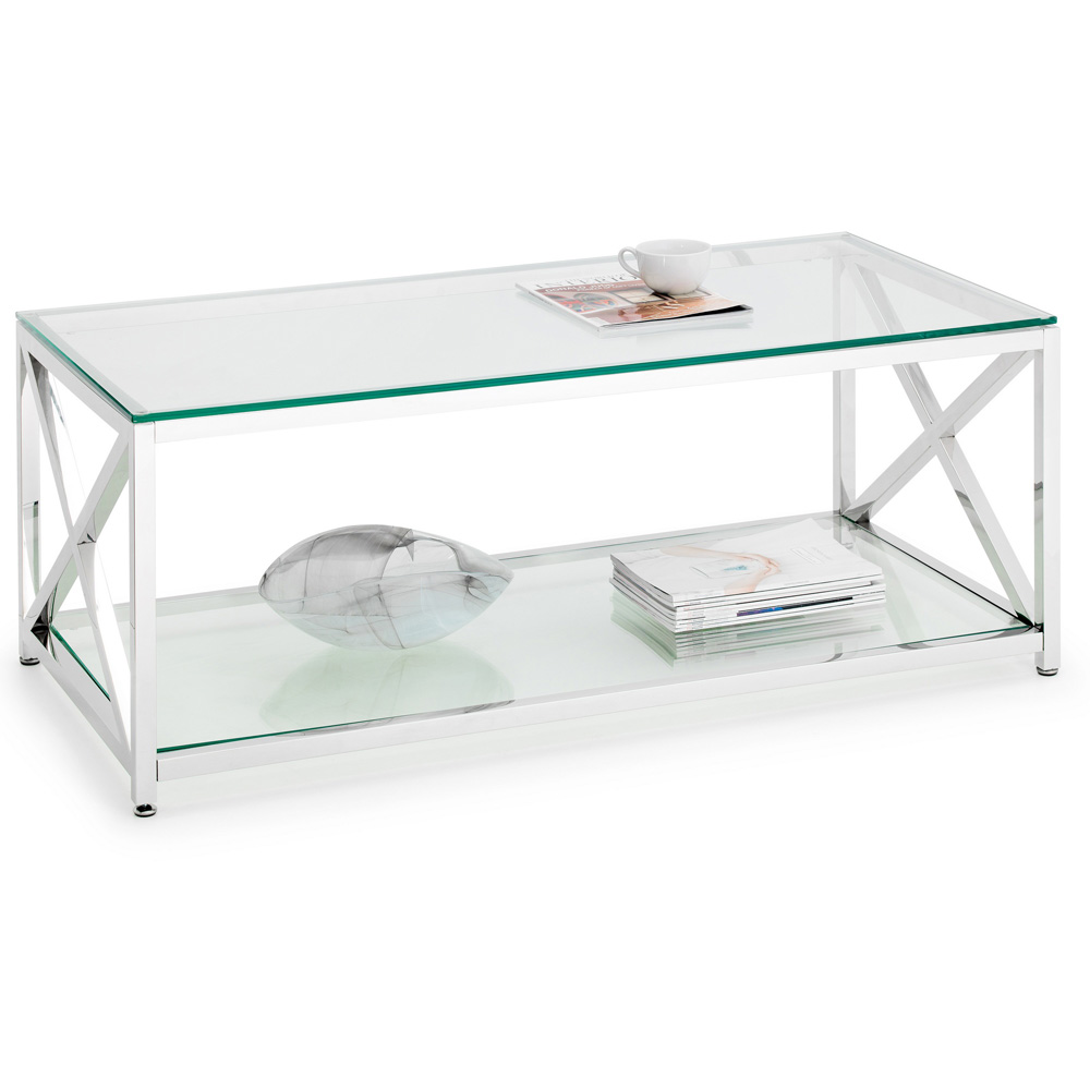 Julian Bowen Miami Silver Coffee Table Image 4