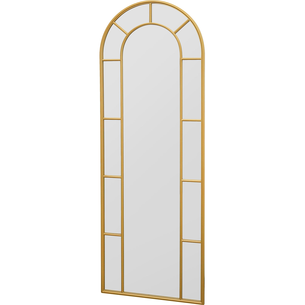 MirrorOutlet The Arcus Gold Framed Arched Leaner Garden Wall Mirror 170 x 60cm Image 3