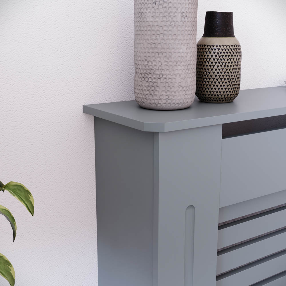 Vida Designs Milton Grey Radiator Cover Small Image 4