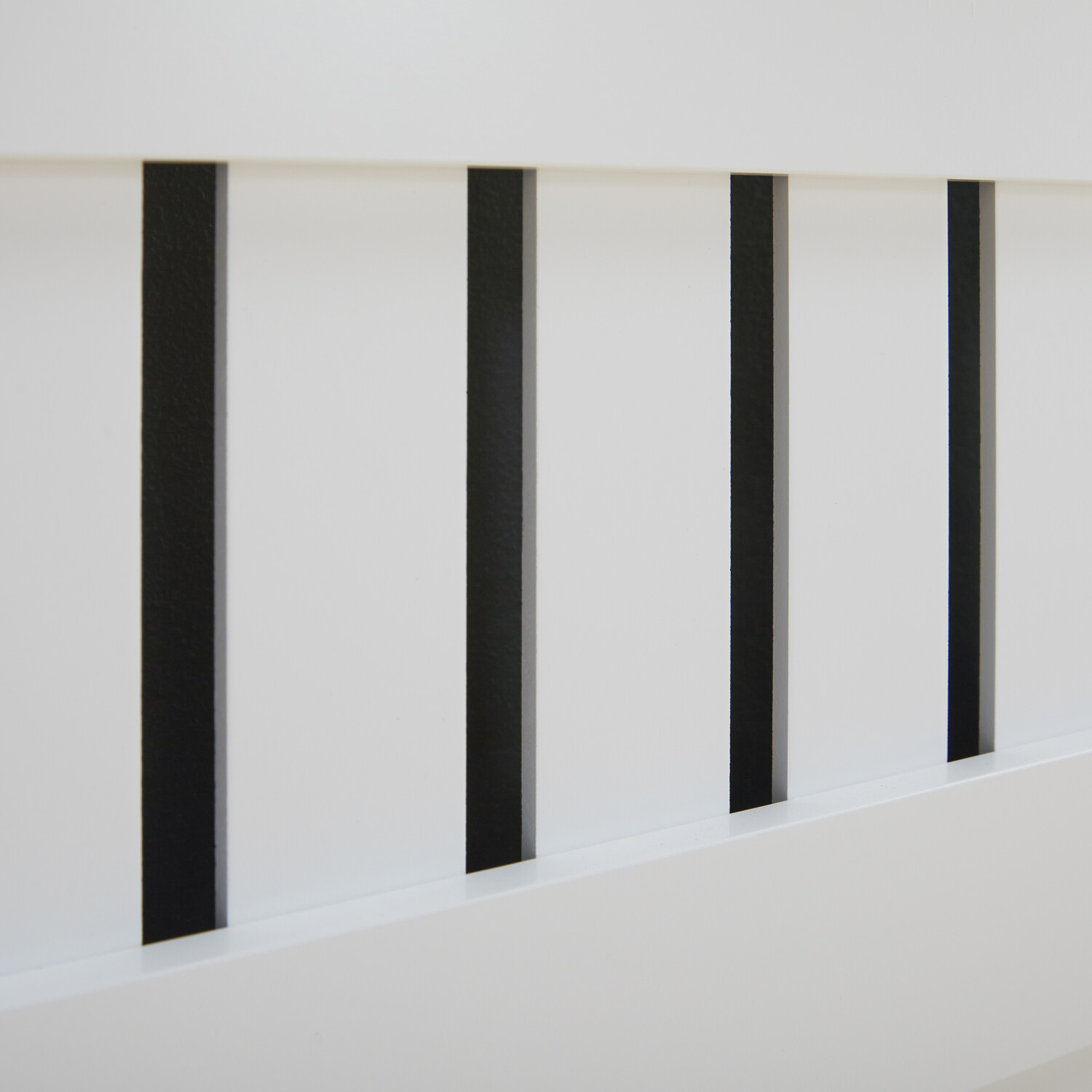 Shaker Style Radiator Cabinet White Large Image 5