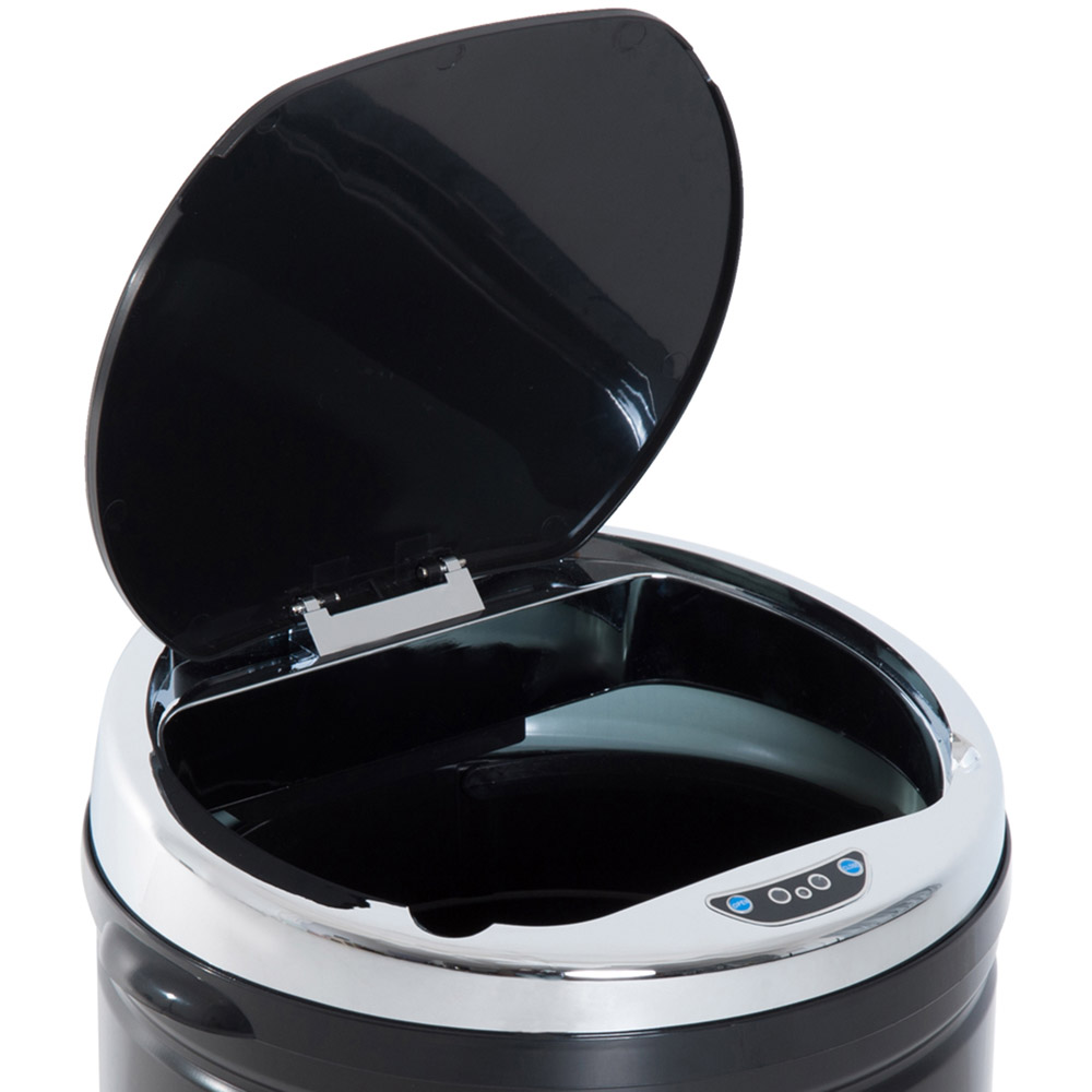 HOMCOM Black Stainless Steel Bin 42L Image 6