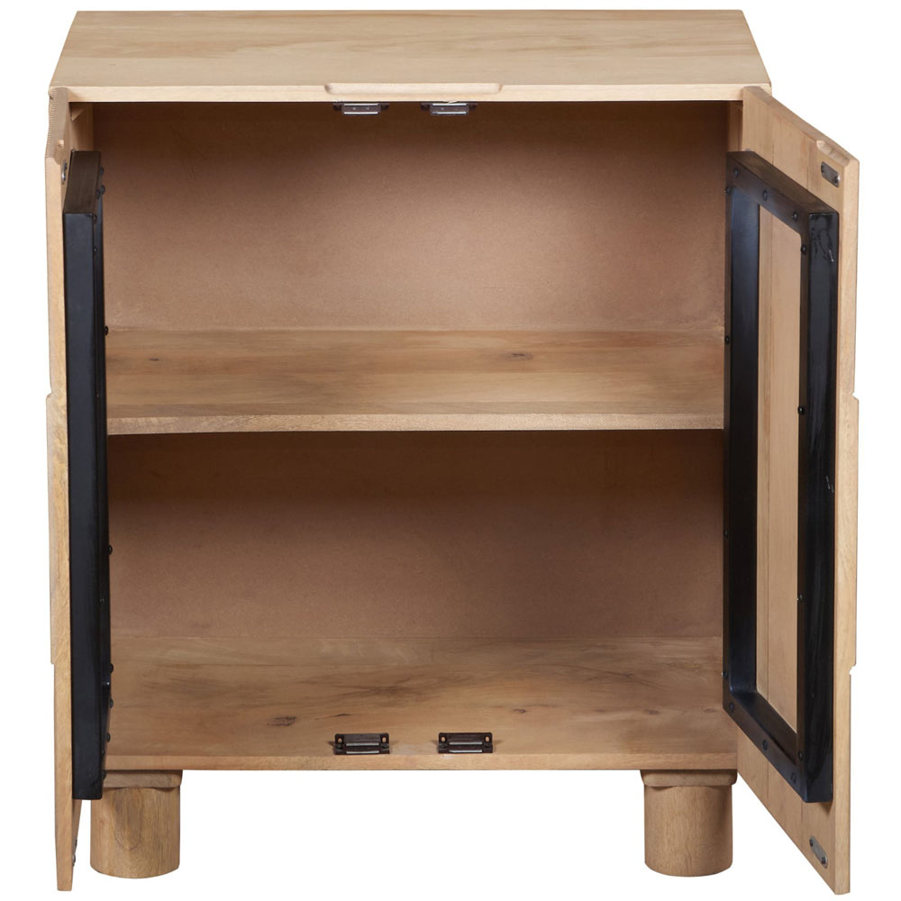 IH Design Ajmer 2 Door Solid Wood Sideboard Image 4