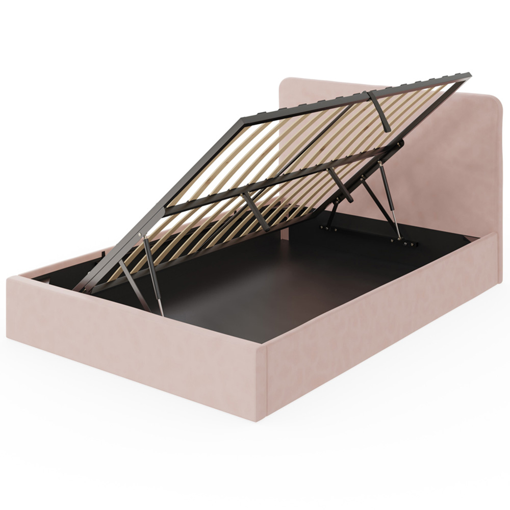 GFW Chiswick King Size Soft Pink Ottoman Bed with SC Pocket Sprung Mattress Image 5