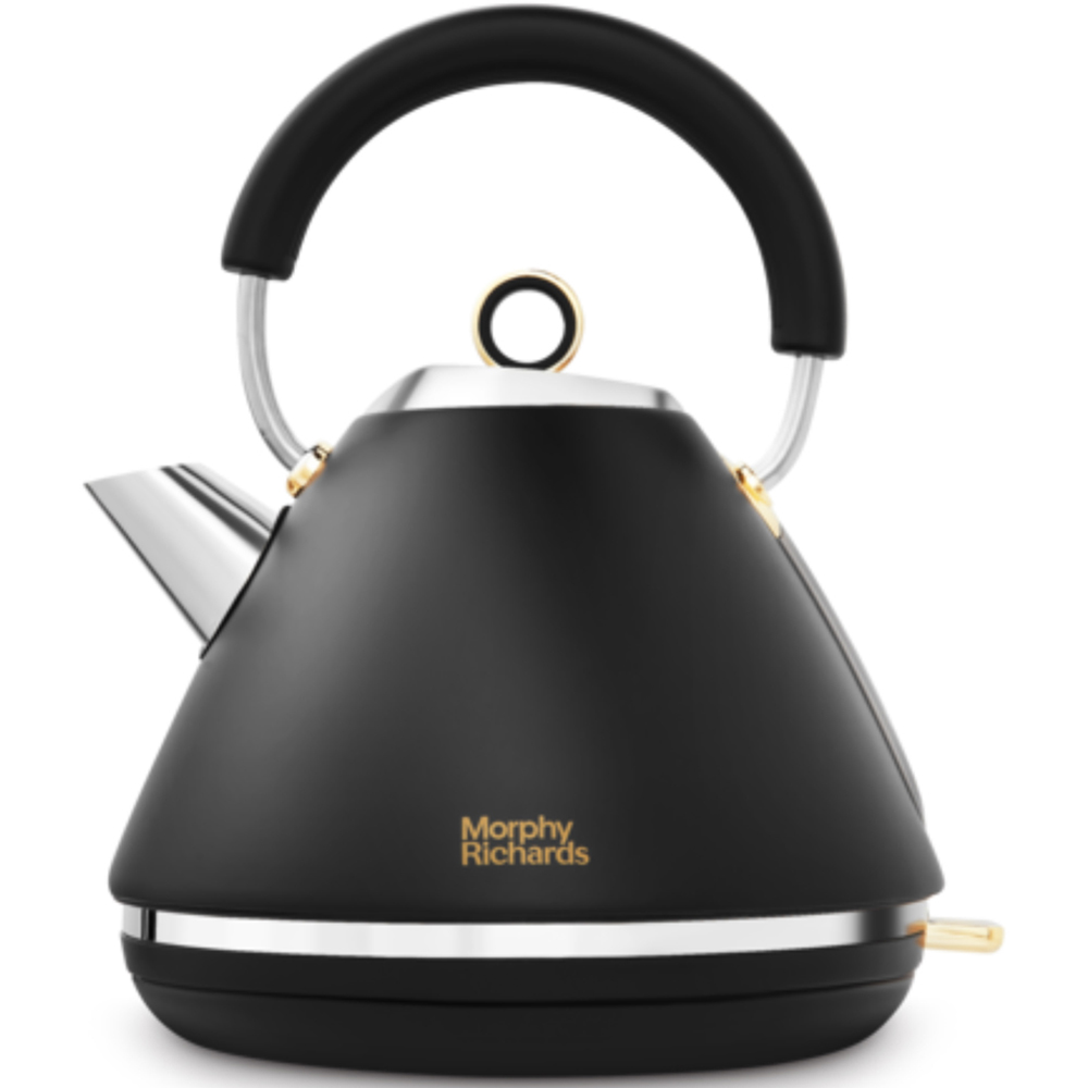 Morphy Richards Accents 950087 Black 1.5L Kettle and 4 Slice Toaster Set Image 2