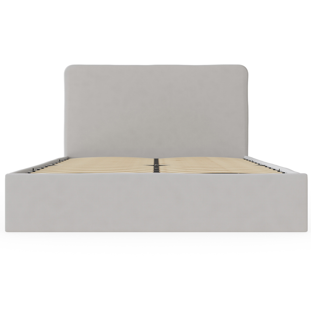 GFW Chiswick Small Double Soft Grey Ottoman Bed with SC Pocket Sprung Mattress Image 4