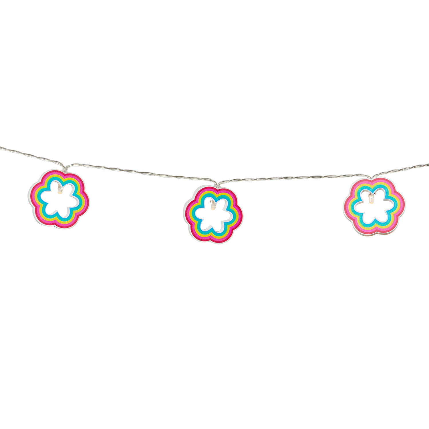 20 LED Retro Flower String Light Image 2