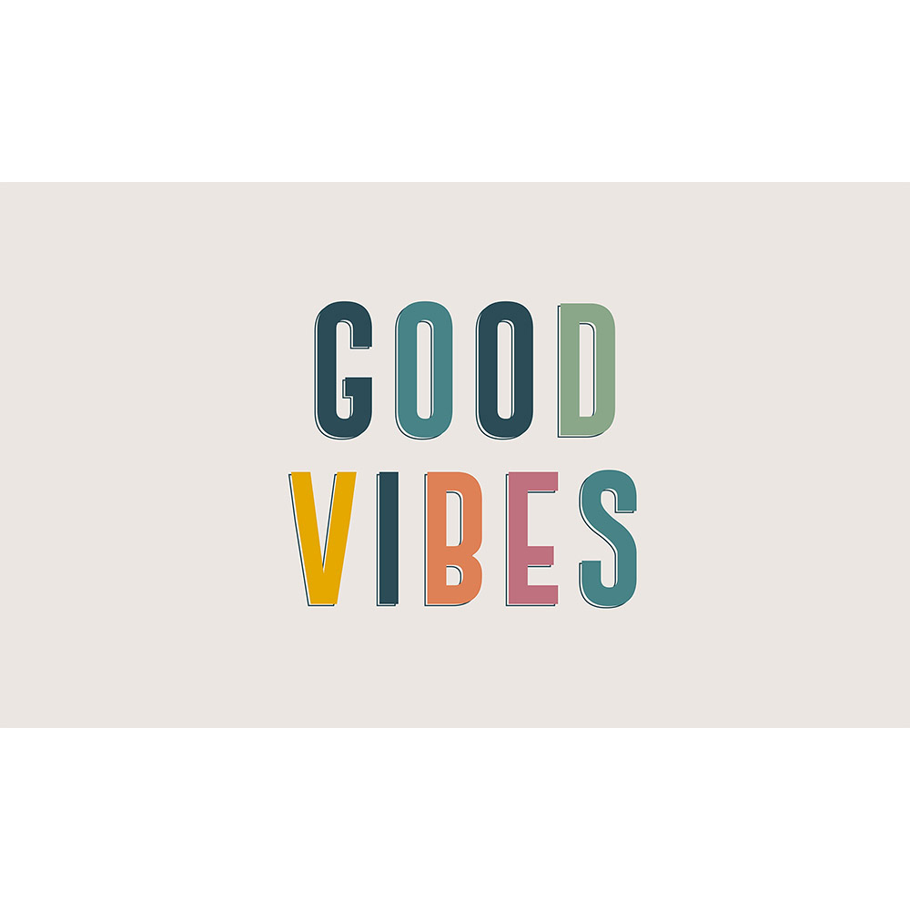 Mirrorstone Nexus Good Vibes Quote Wi-Fi Infrared Heating Panel 580W 595 x 995mm Image 4