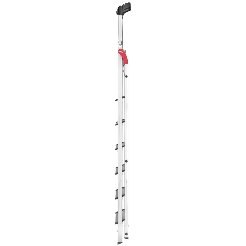 Hailo 8040-707 L80 7 Tread Aluminium Deep Step Ladder Image 3