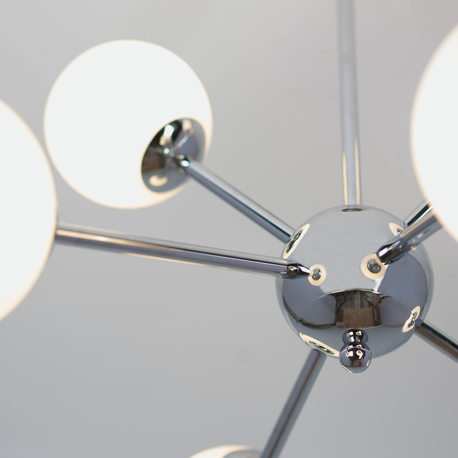 Astrid Silver 6 Light Ceiling Fitting Image 5