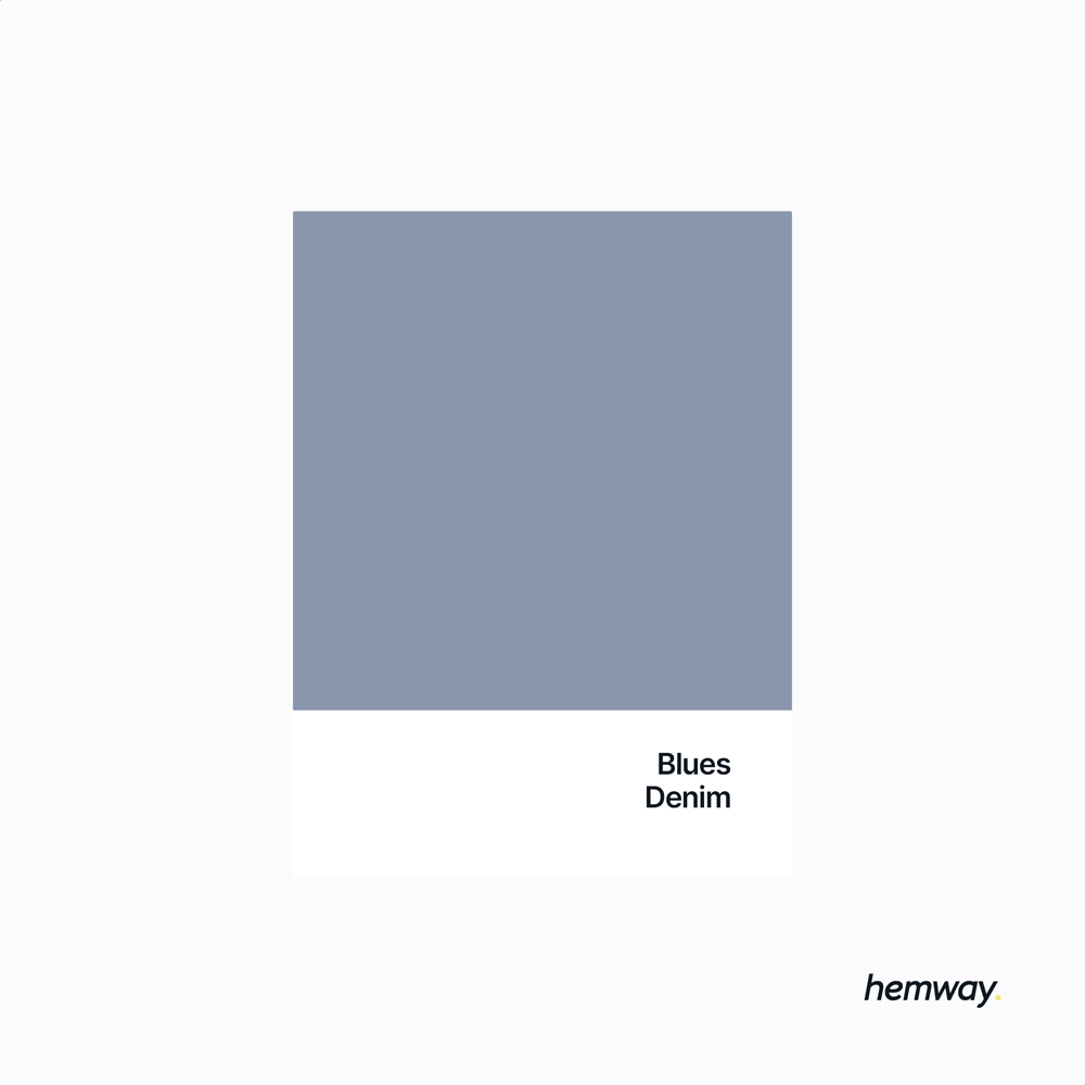 Hemway Denim Interior Matt Acrylic Emulsion Paint 2.5L Image 5