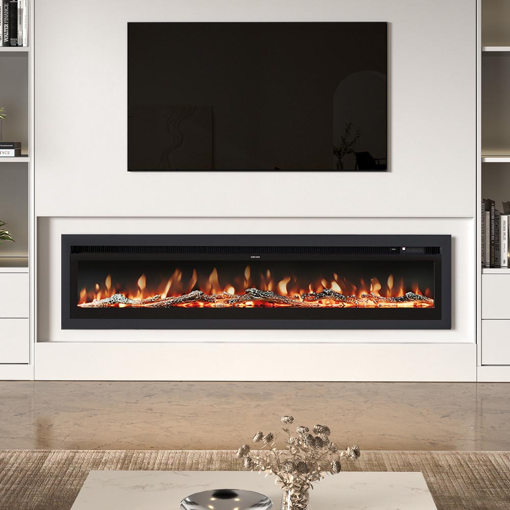 Living and Home 12 Flame Colours Electric Fireplace 70 Inch Image 5