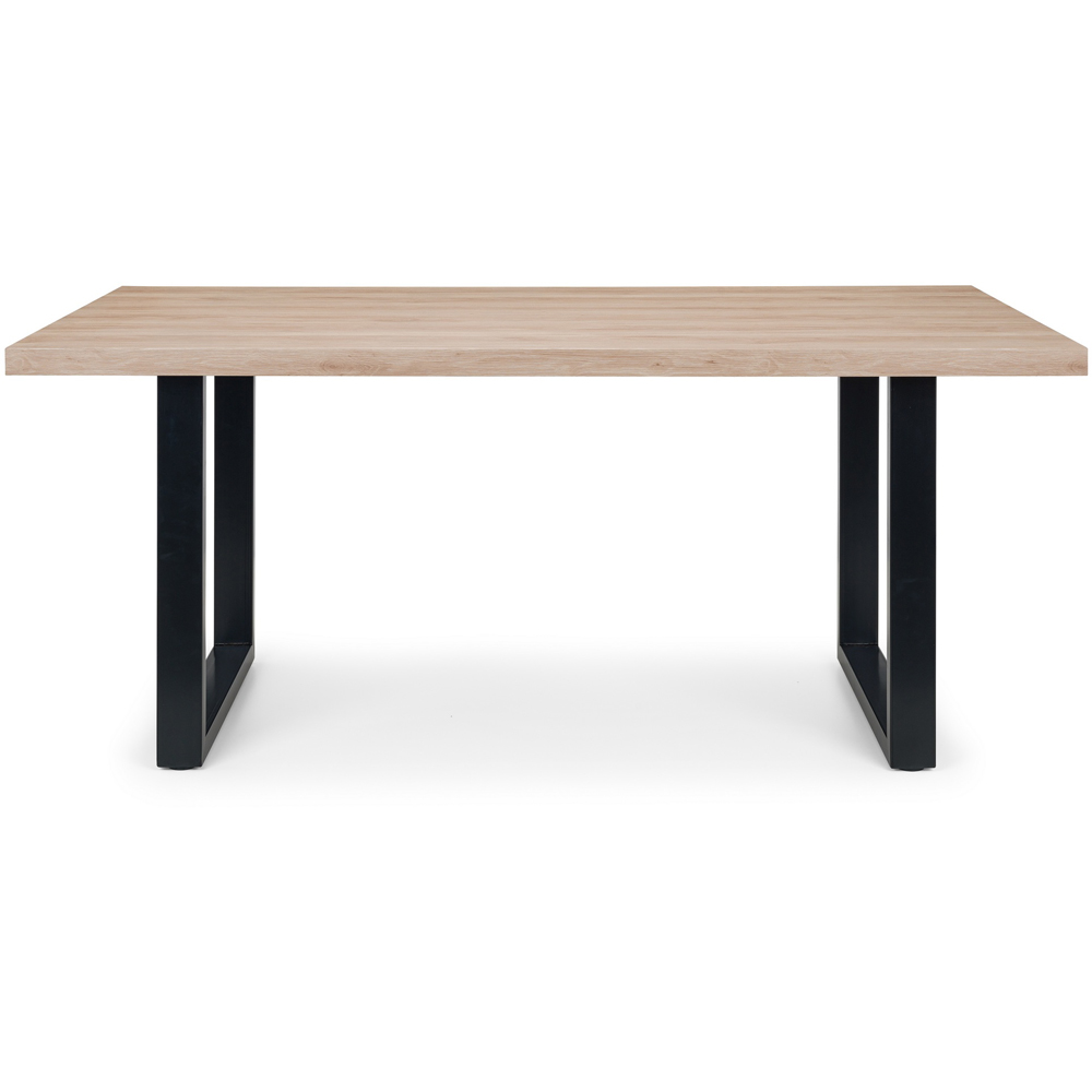 Julian Bowen Berwick 6 Seater Dining Table Rustic Oak Image 3