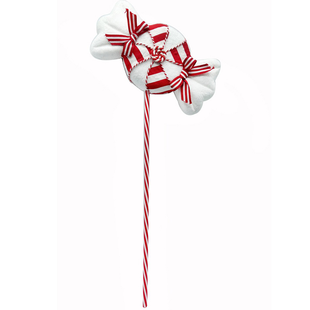 Candy Cane Lane Red and White Candy Sweet Pick Image 2