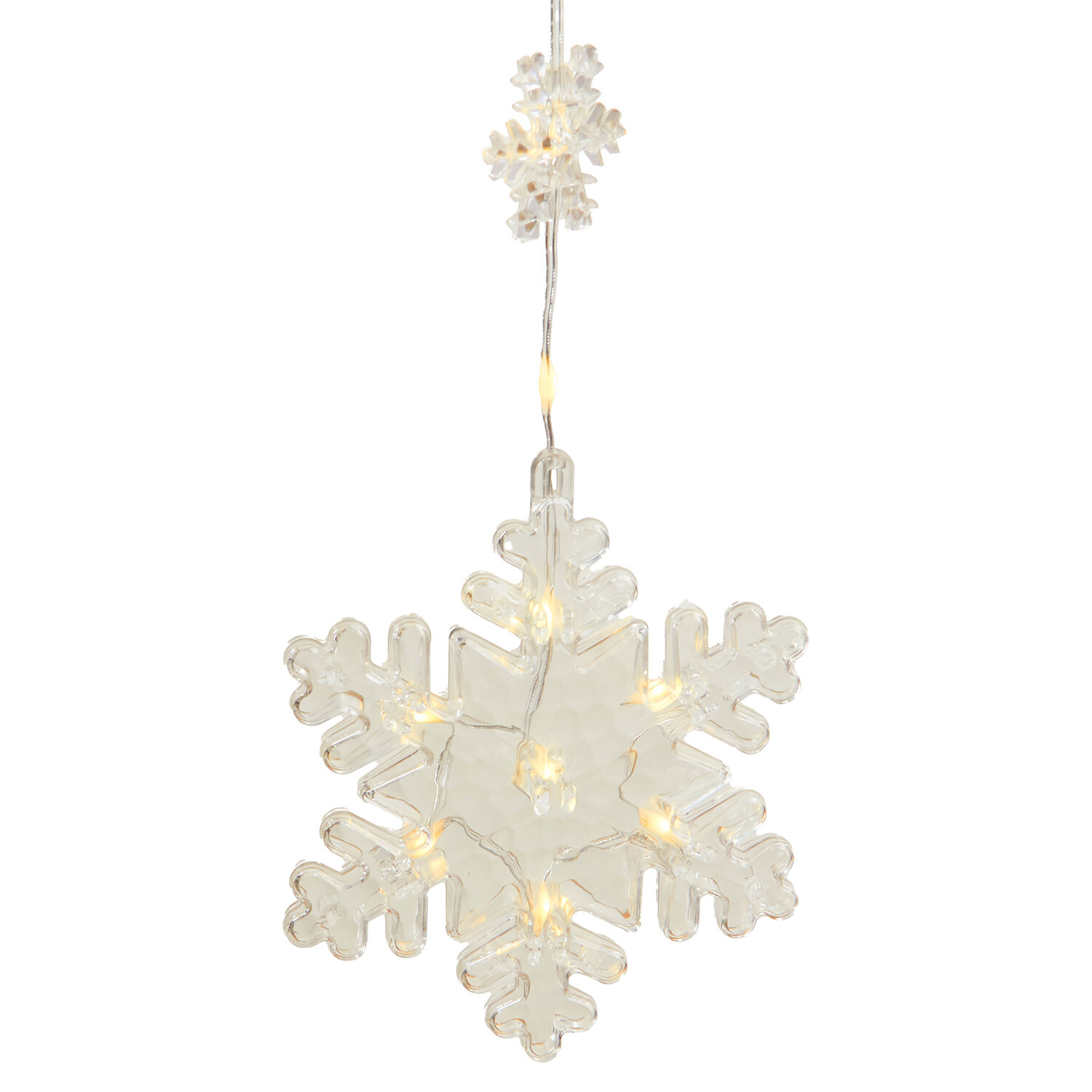 Snowflake LED Curtain Light - White Image 4