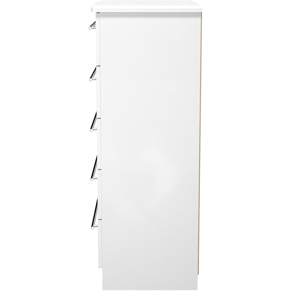 Crowndale Sherwood 5 Drawer Porcelain Matt Chest of Drawers Image 3