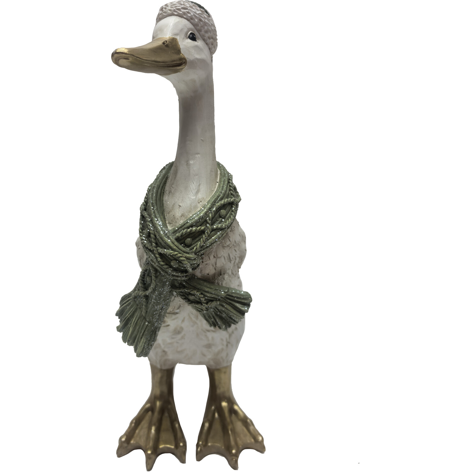 Cosy Cottage Duck Ornament Green Image 1
