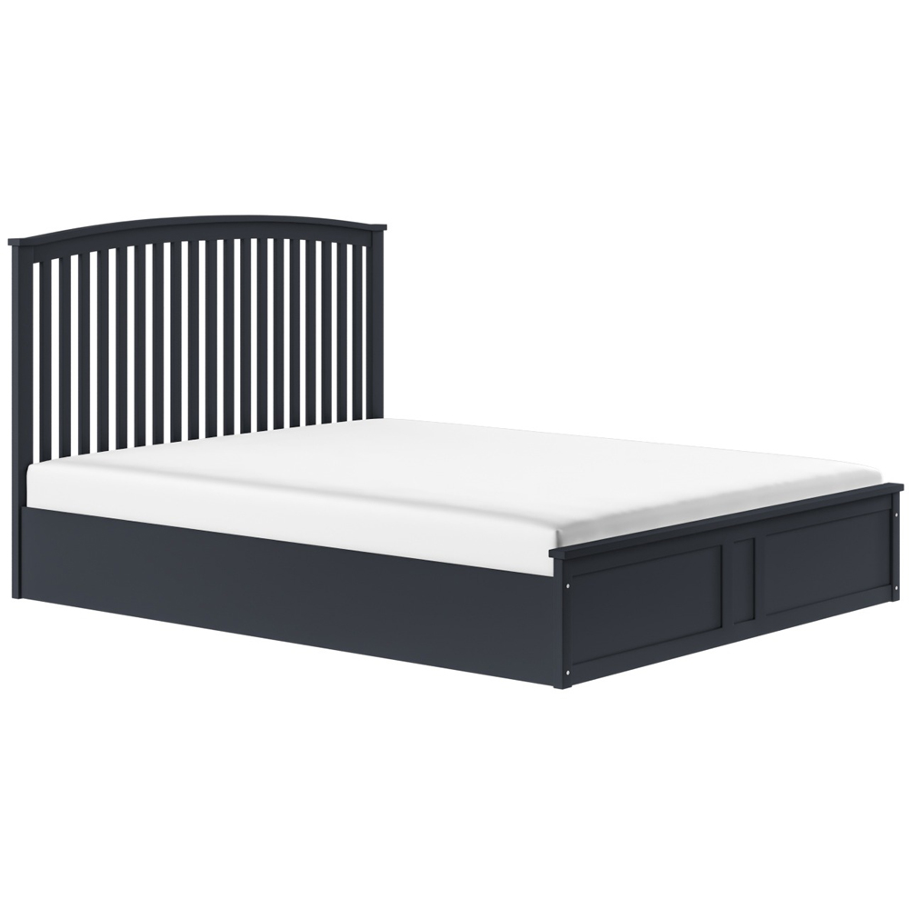 Flair Wharfedale Double Grey Wooden Ottoman Bed Image 2