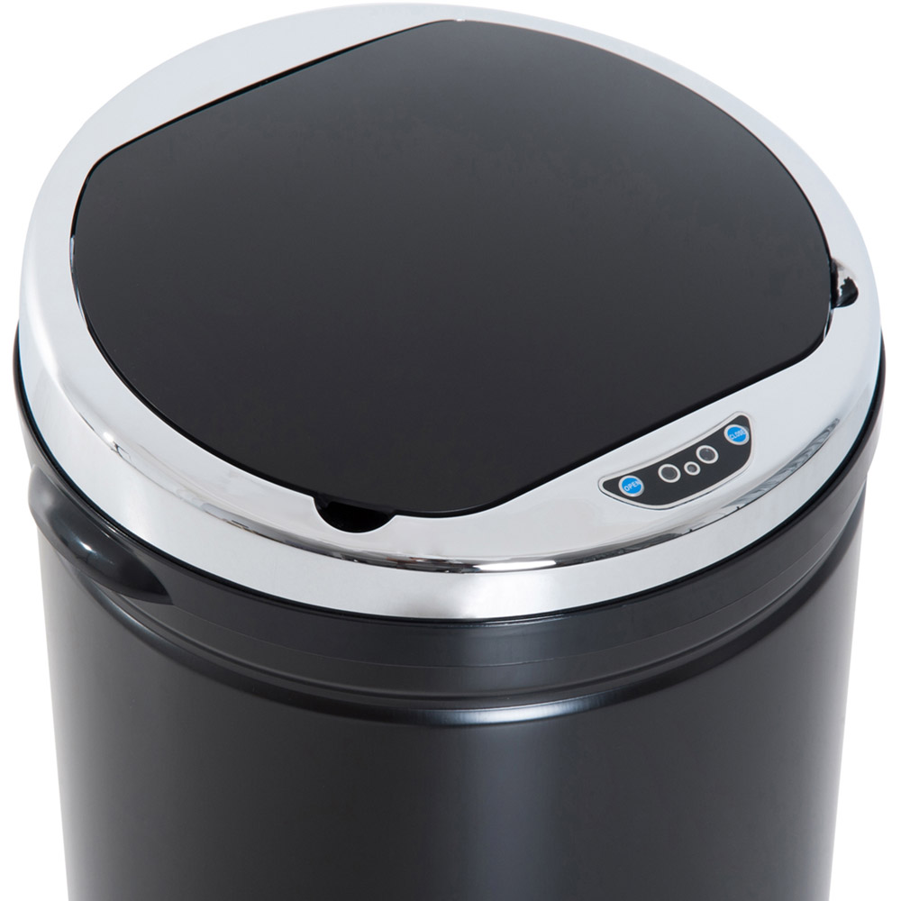HOMCOM Black Stainless Steel Bin 42L Image 7
