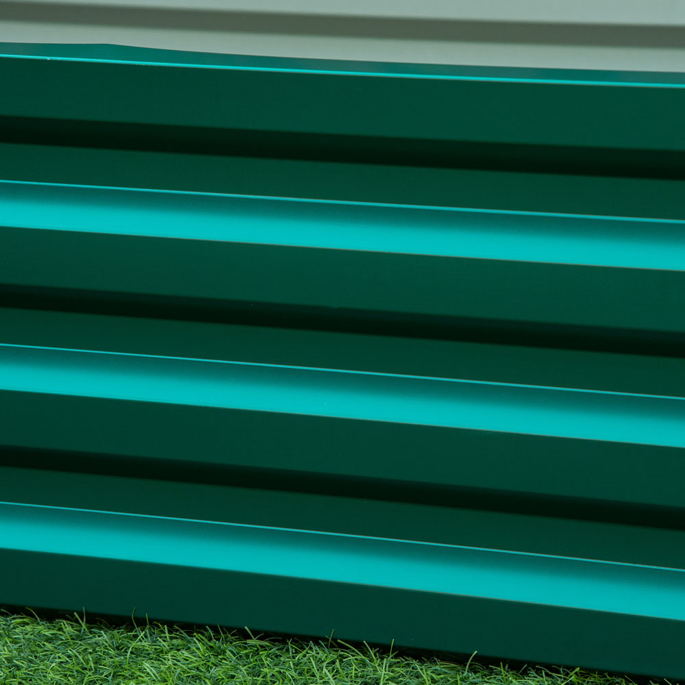 Outsunny Raised Planter Bed Green Image 3