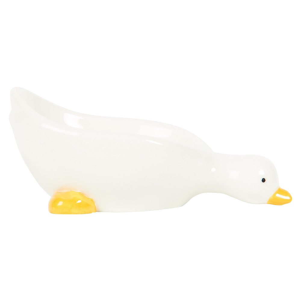 Duck Soap Dish White Image 4