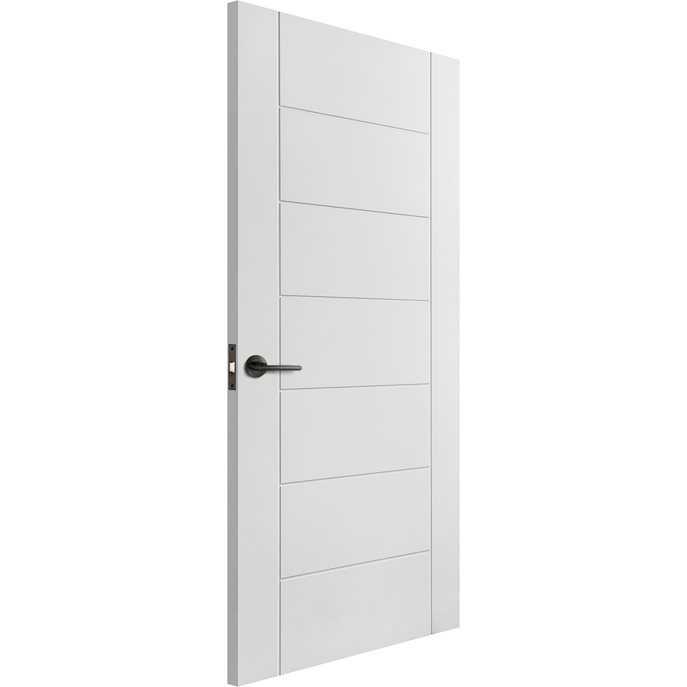 Pedrena White Primed 7 Panel Internal Door 1981 x 610 x 35mm Image 3