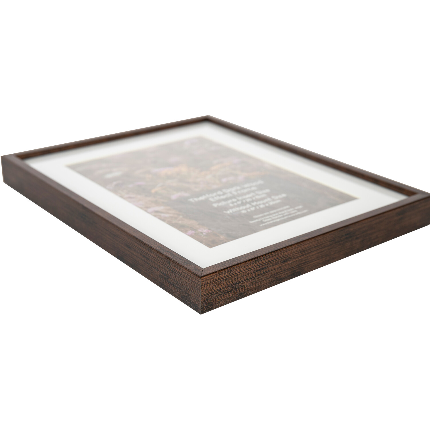 Thetford Dark Wood Effect Frame Brown 10 x 8in Image 2
