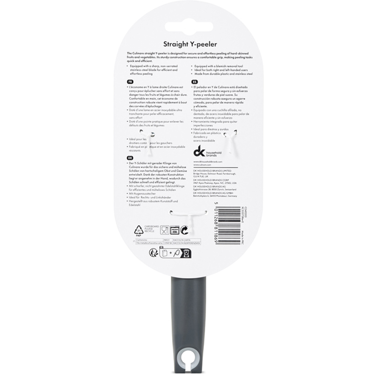 Culinare Straight Y Peeler Image 3