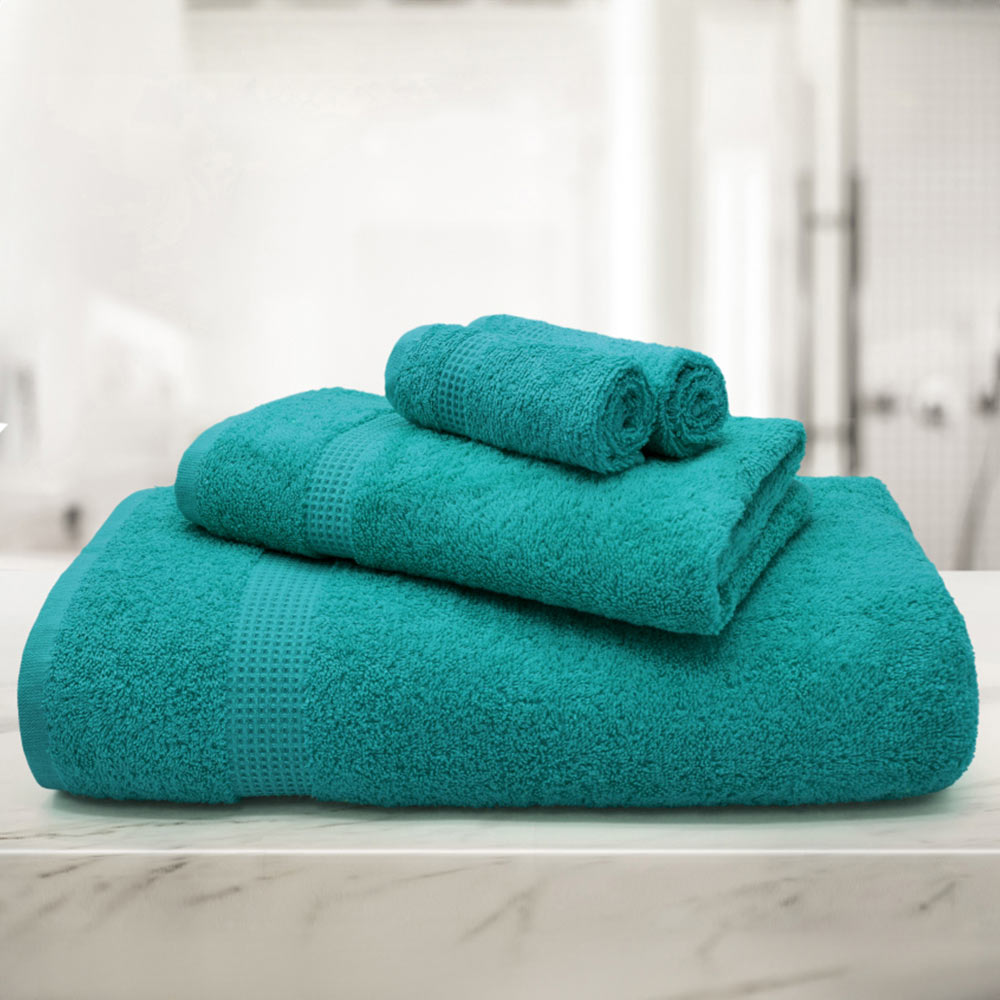 Mayfair Egyptian Cotton Jade Bath Sheet Set of 2 Image 2