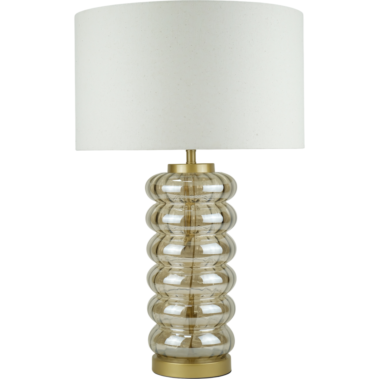 Miley Glass Table Lamp Amber Image 9