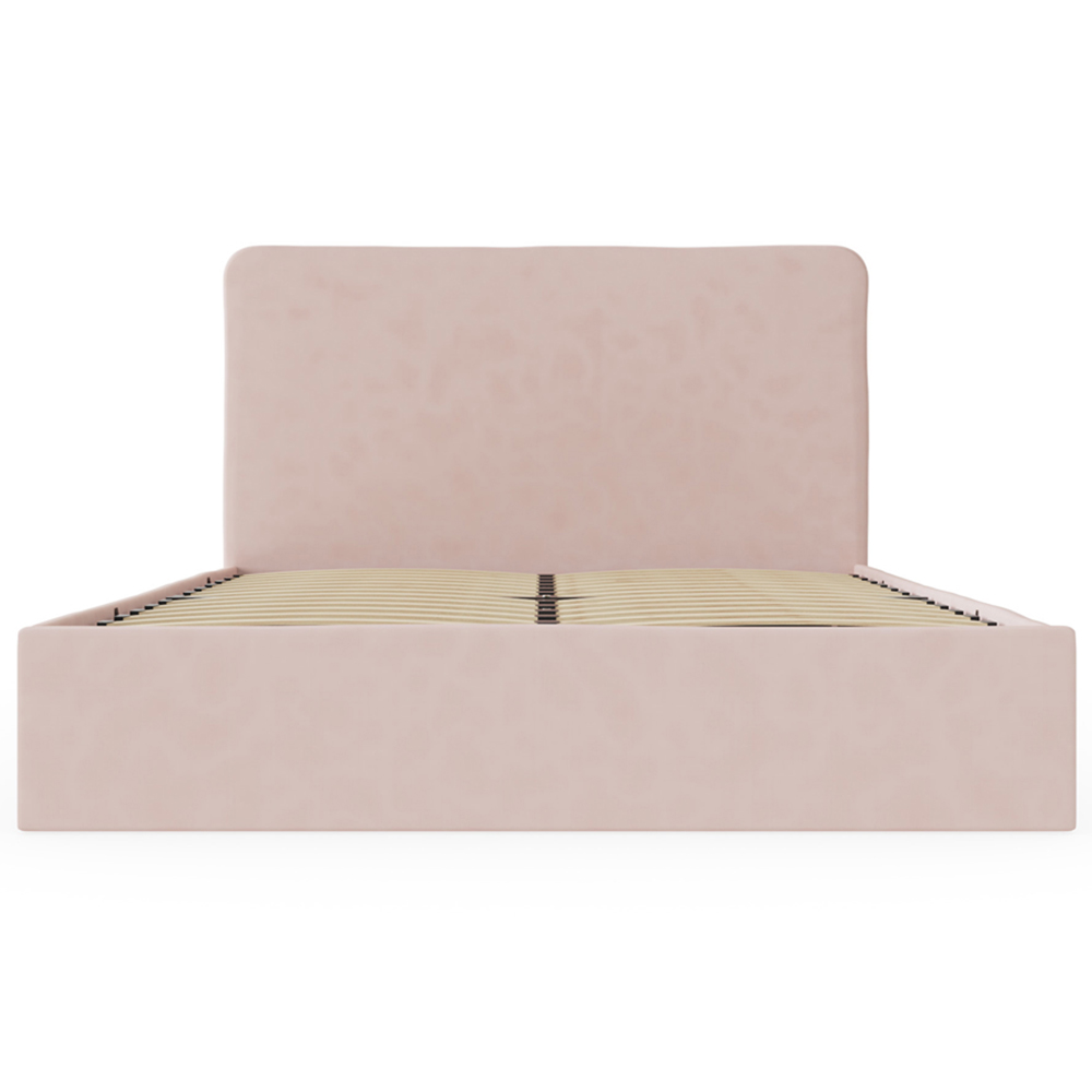 GFW Chiswick King Size Soft Pink Ottoman Bed with SC Pocket Sprung Mattress Image 4