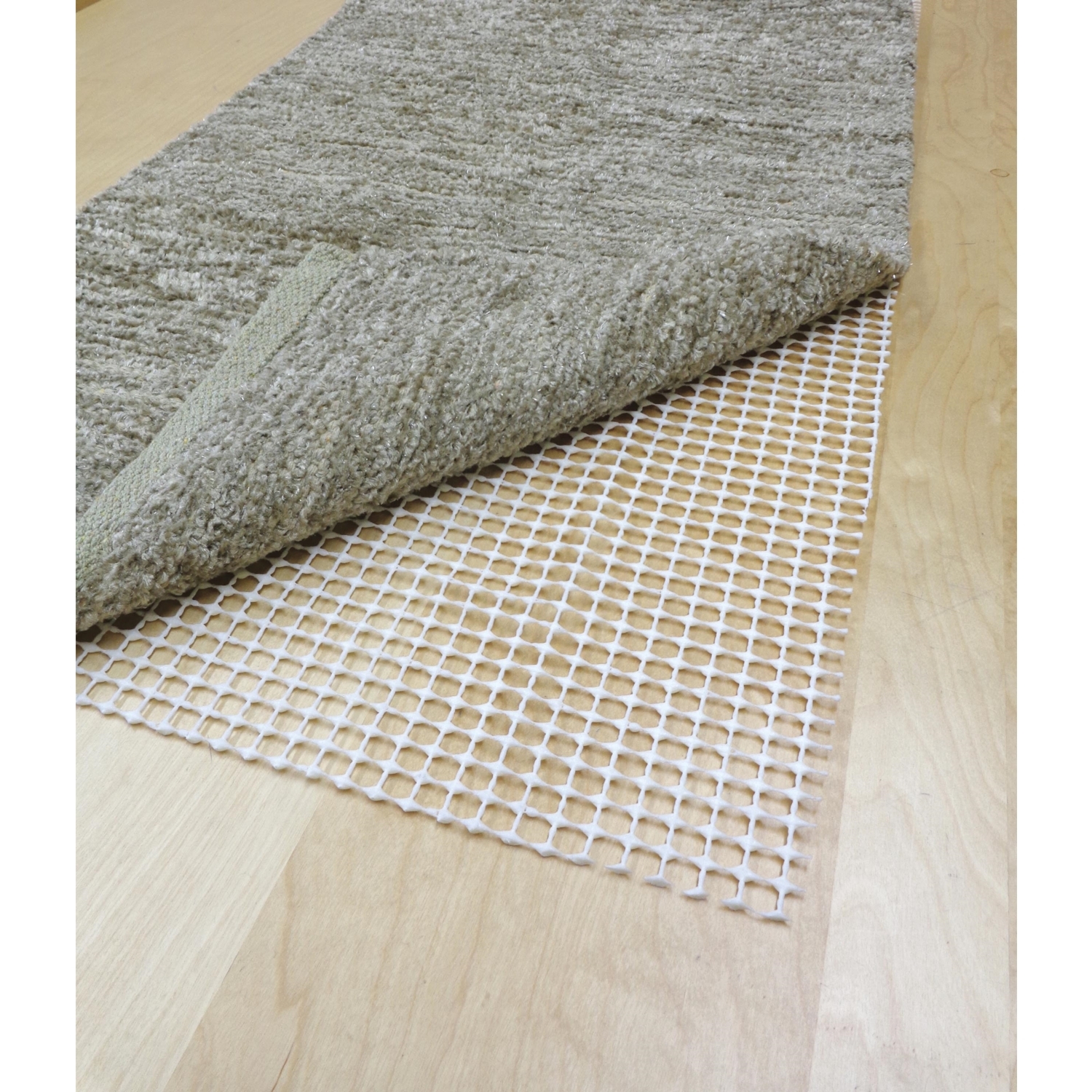 Anti Slip Rug Mat - White / 120cm Image