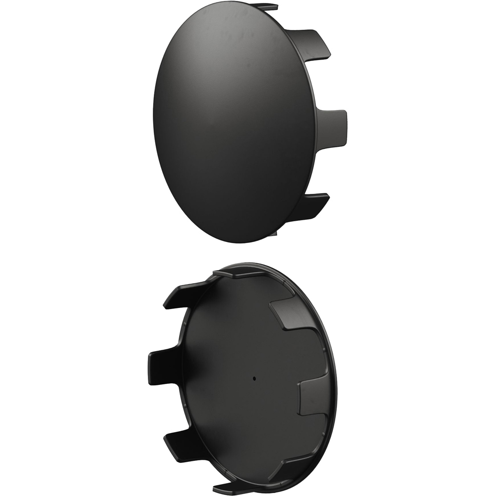 Rothley Matt Black Stair Handrail Shallow Cap 2 Pack Image 1