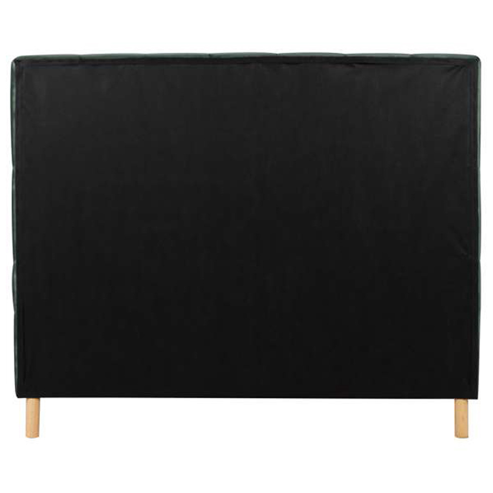 Loxley Small Double Green Fabric Bed Image 4