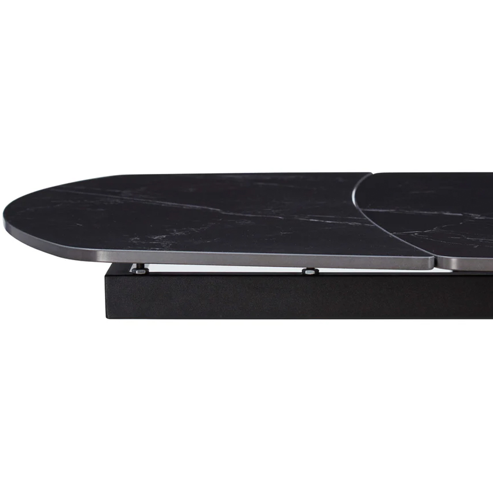 DS Living Maelis 6 Seater Dining Table White Veined Marble Image 5