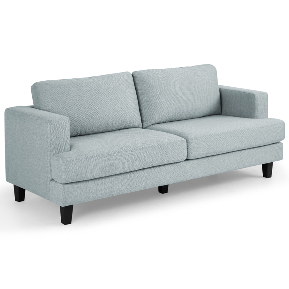 Home Detail Dale 3 Seater Pale Blue Linen Sofa Image 2
