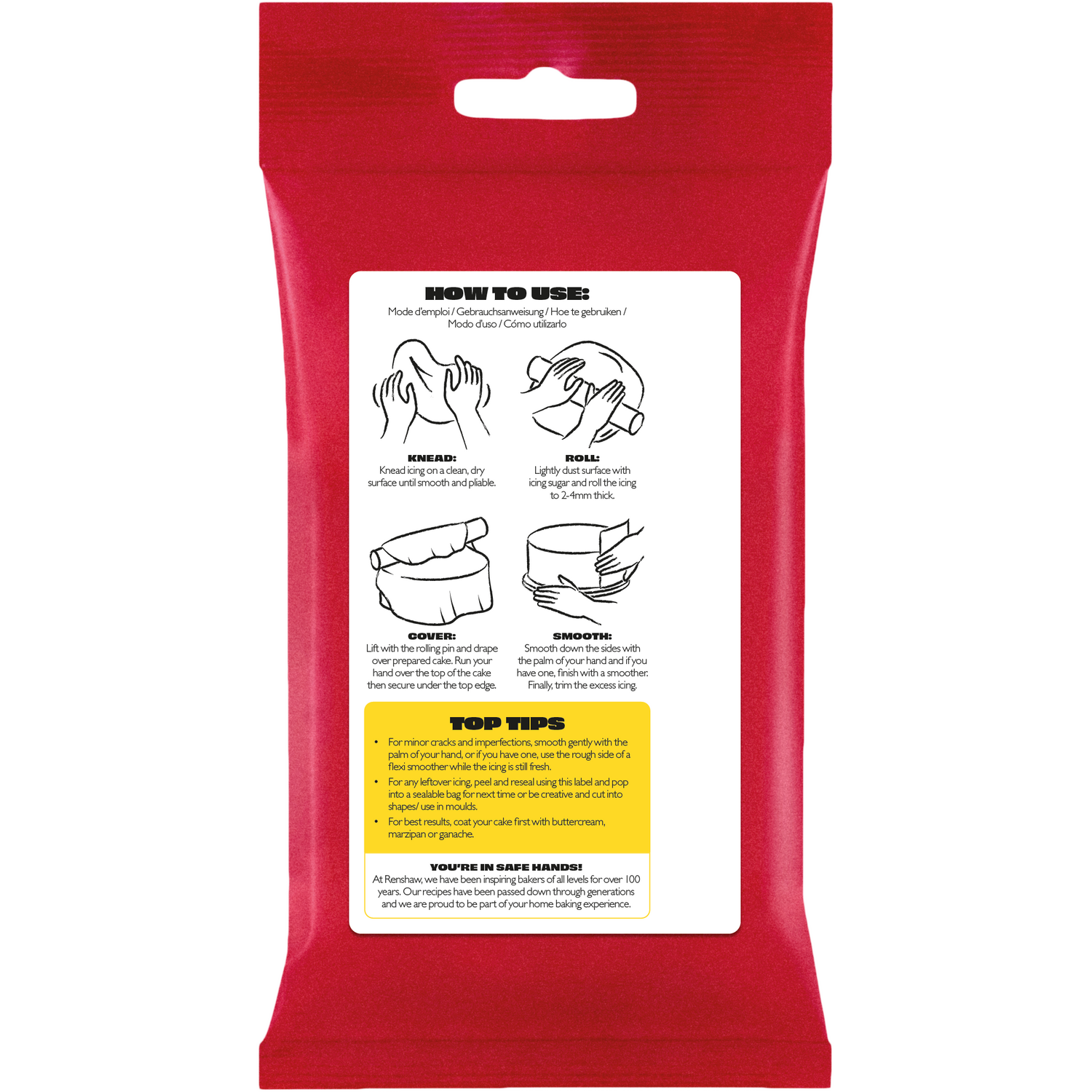 Renshaw Fondant Icing Yellow Image 3