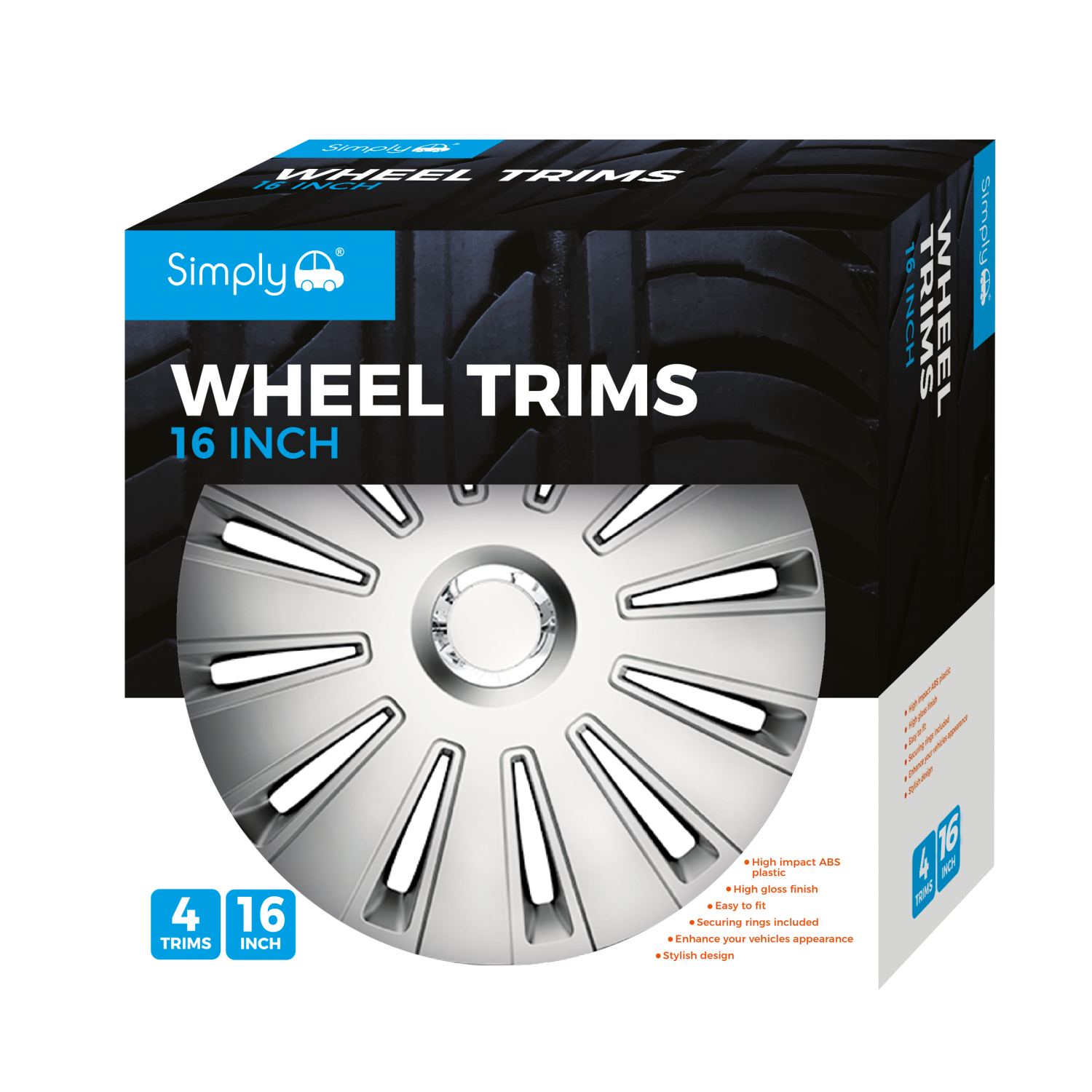 Simply Auto Wheel Trims 16inch - Cosmos Image 1