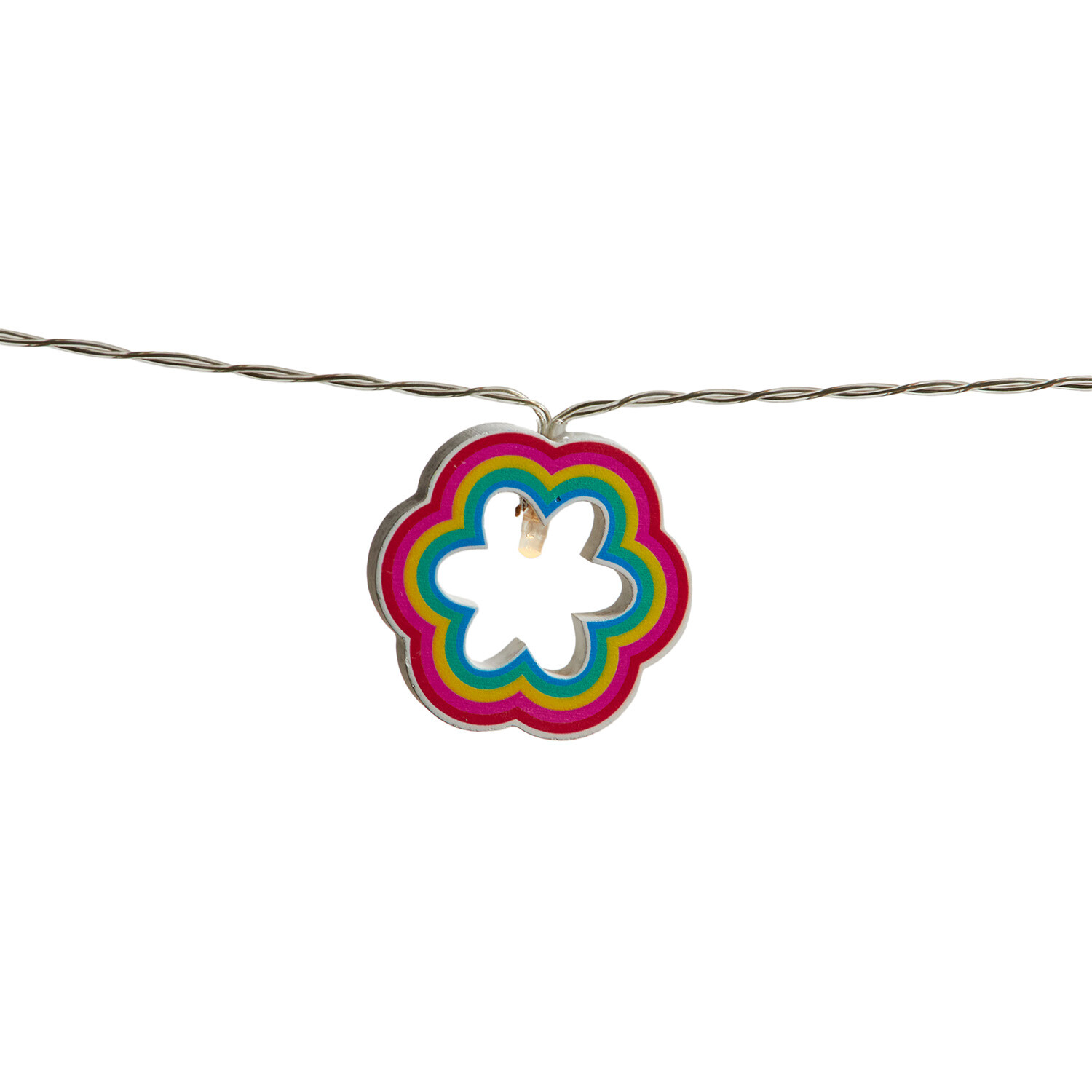 20 LED Retro Flower String Light Image 4