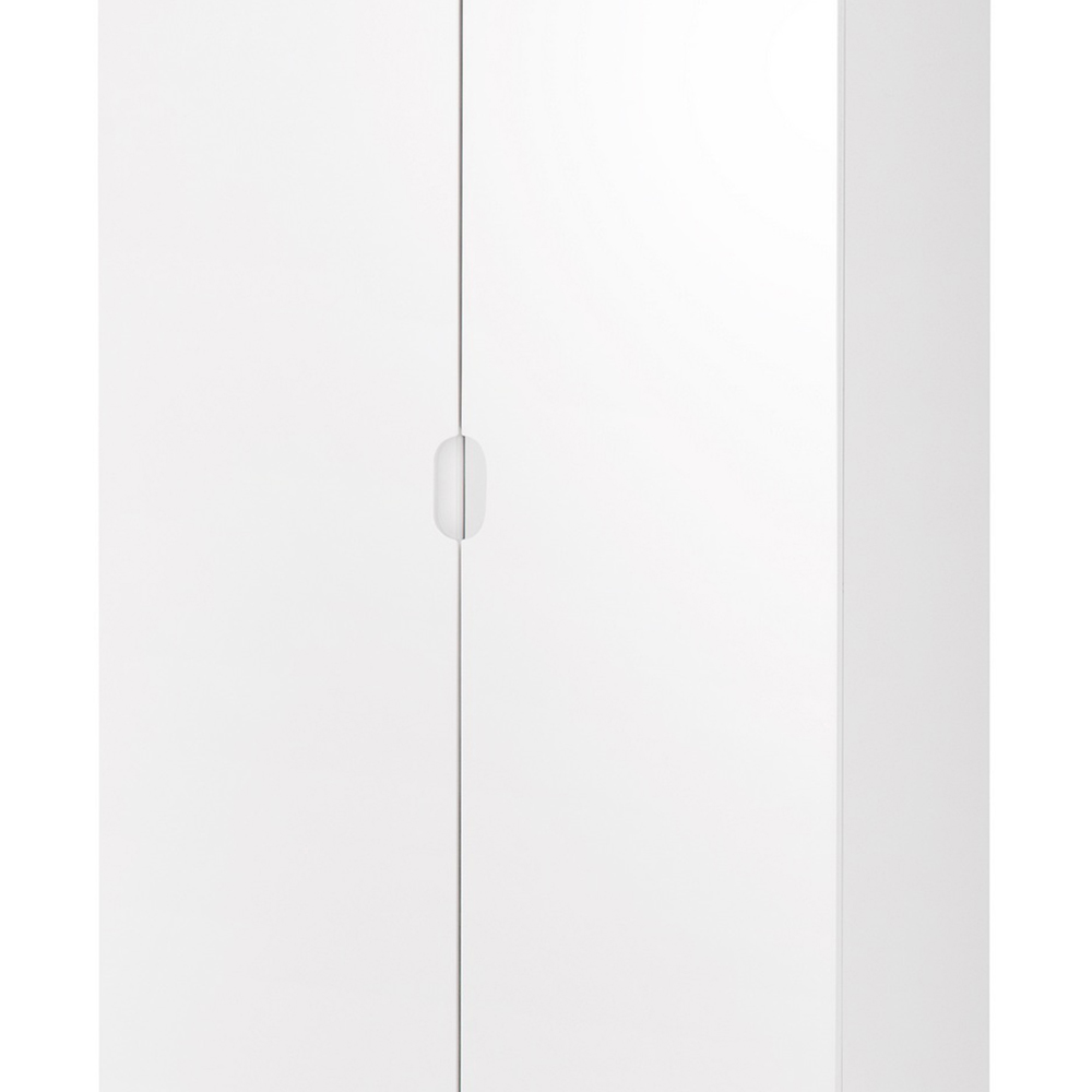 Julian Bowen Manhattan 2 Door White Wardrobe Image 4