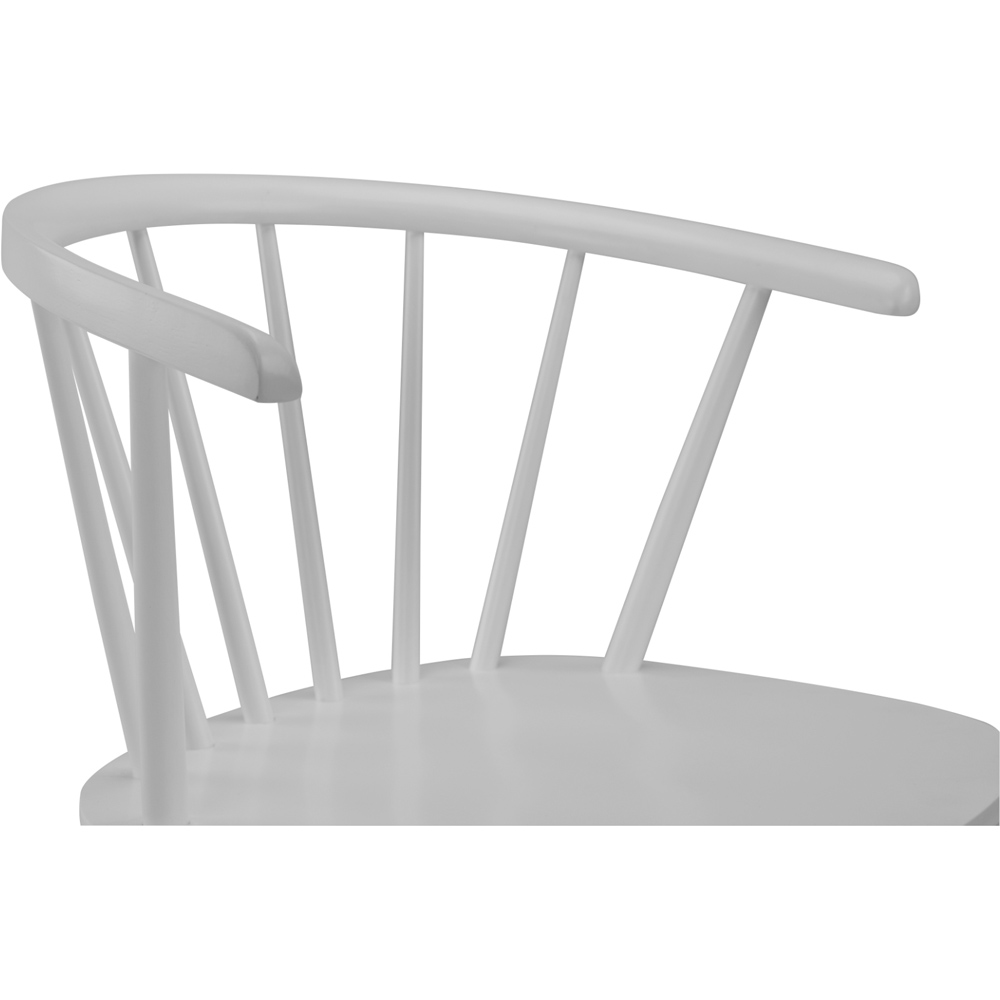 Julian Bowen Modena Set of 2 Grey Dining Chair Image 5