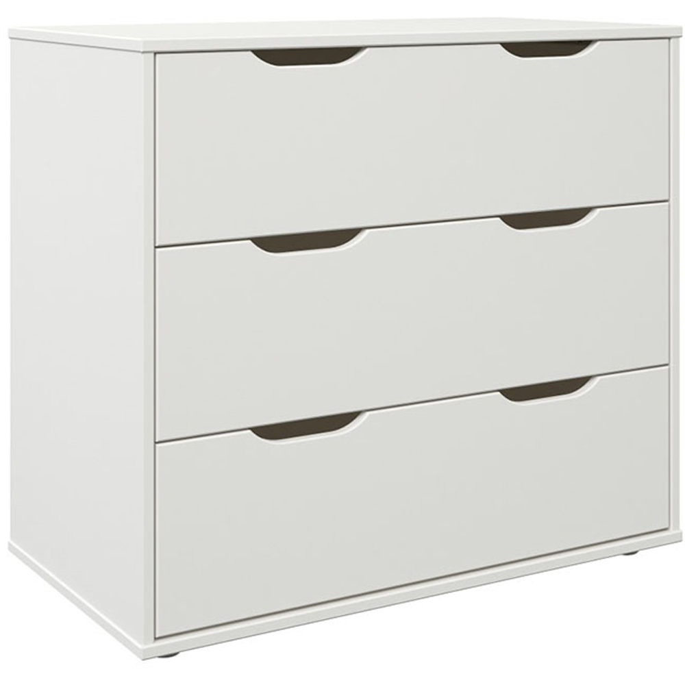 Noomi Midi Single Continental White Mid Sleeper with Underbed Drawer Image 2