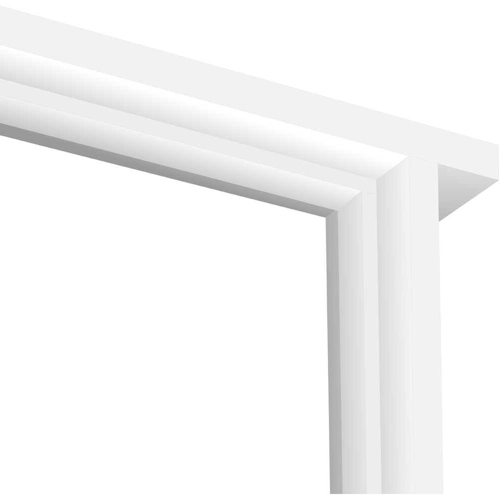JB Kind Universal Hardwood White Primed Internal Door Lining Set 2070 x 108mm Image 2