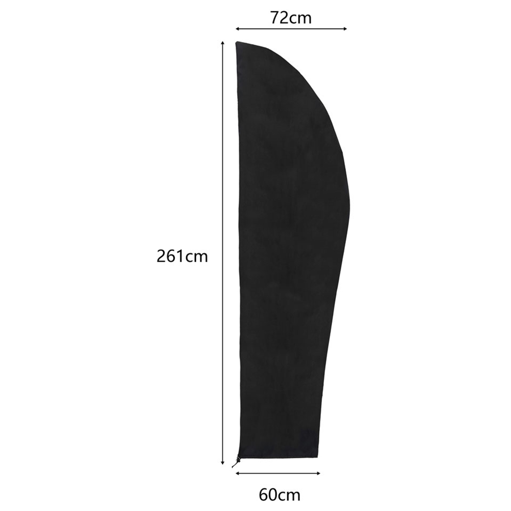 Living and Home Outdoor Banana Umbrella Parasol Cover 72 x 261cm Image 9
