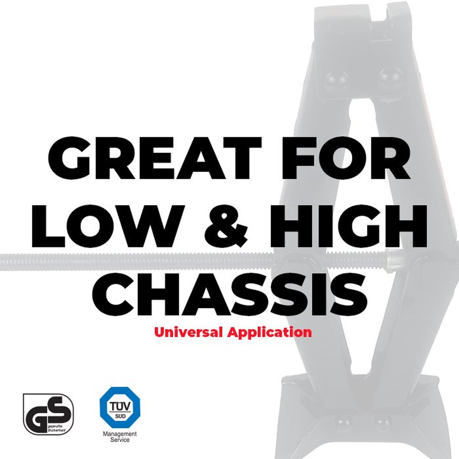 Simply Auto 1 Tonne Scissor Jack Black Image 4