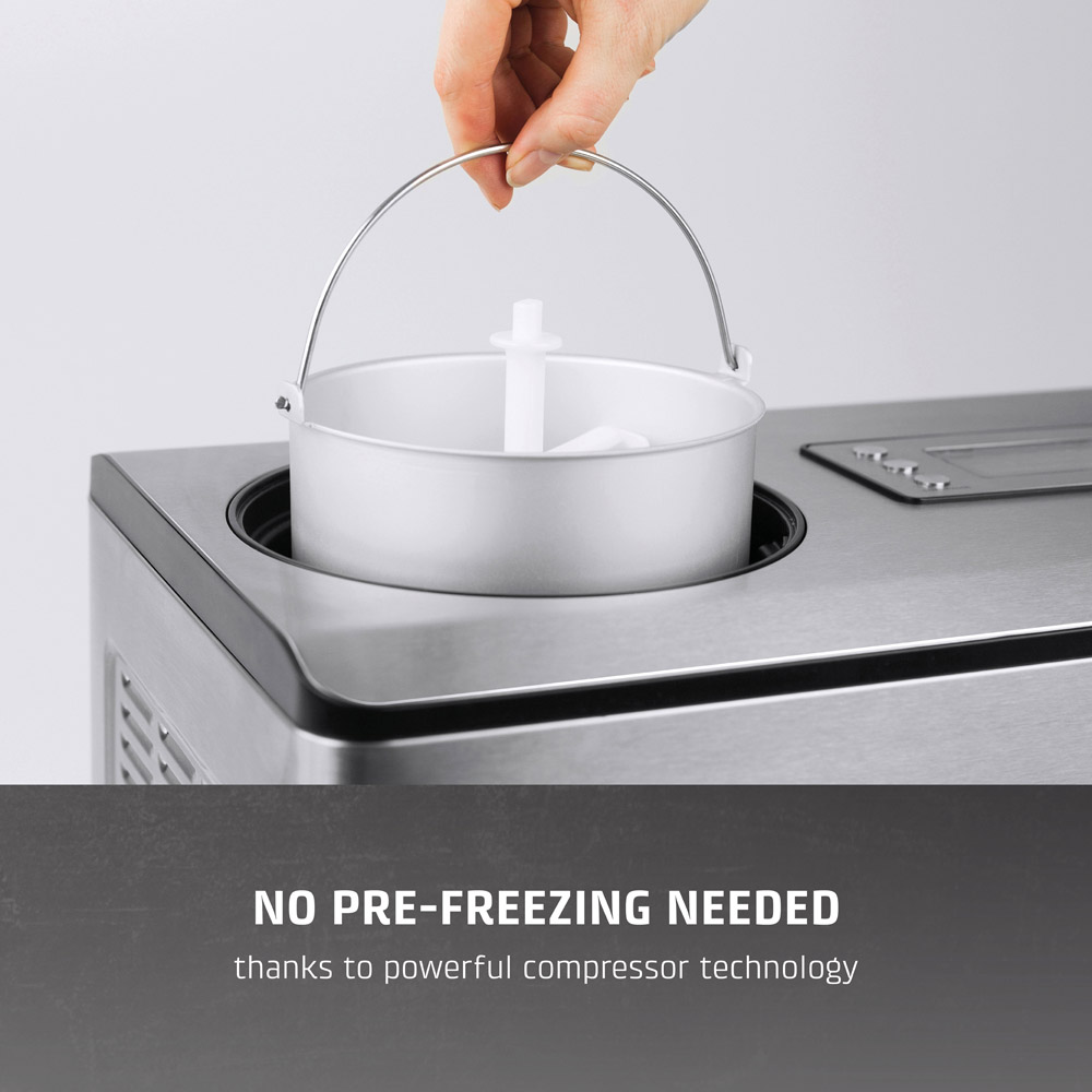 CASO Design IceCreamer 03298 5-in-1 Ice Cream and Yoghurt Maker 180W Image 4